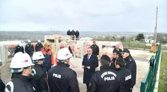 Tekirdağ'da çevik kuvvet ekiplerine arama kurtarma eğitimi verildi