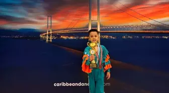 Denizli'nin gururu Toprak, 7 yaşında dünya üçüncüsü oldu