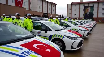 Erzincan'da güvenlik güçlerine 122 yeni araç teslim edildi