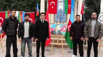 Kütahya'da Haydar Aliyev'in anısına resim sergisi