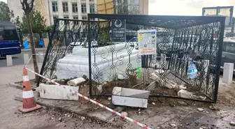 Ankara'da sürekli trafik kazalarının yaşandığı türbede yine kaza oldu