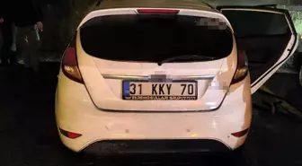 Batman'da park halindeki otomobil yandı