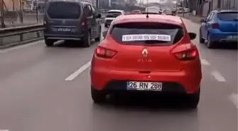 Boşanmayı düğün gibi kutladı: Bursa'da ilginç otomobil süslemesi güldürdü