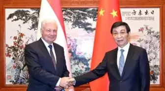 Çin'in En Üst Düzey Siyasi Danışmanı Wang, Lüksemburg Parlamentosu Başkanı Wiseler ile Görüştü