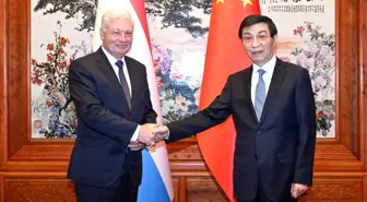 Çin'in En Üst Düzey Siyasi Danışmanı Wang, Lüksemburg Parlamentosu Başkanı Wiseler ile Görüştü