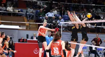 Eczacıbaşı Dynavit, Göztepe'ye set vermedi