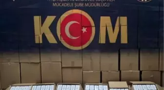 Kırşehir'de 1 milyon makaron ele geçirildi