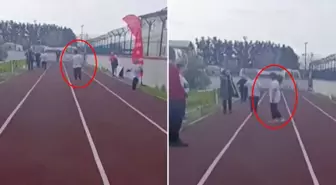 Koşu yarışında bitiş çizgisine yaklaşan özel çocuğun yaptığı hareket yürekleri ısıttı