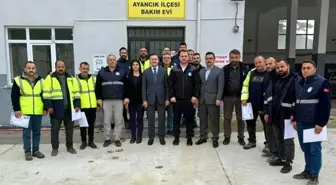 Sinop il özel idaresi personellerine 'teşekkür belgesi'