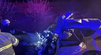 Beton mikserine çarpan sürücü hayatını kaybetti