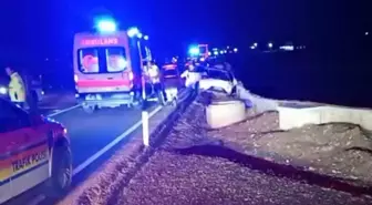 Diyarbakır'da 2 otomobil kafa kafaya çarpıştı: 4 yaralı