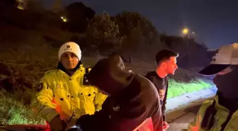 Sürücü değişikliği polisin gözünden kaçmadı