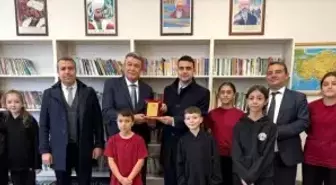 Bilecik'te hayırsever desteğiyle okul kütüphanesi yenilendi