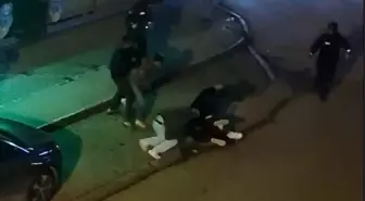 Bolu'da iki grup arasındaki kavga kamerada; bekçilerden biber gazlı müdahale