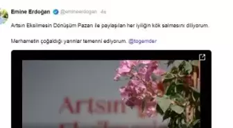 Emine Erdoğan'dan 'Artsın Eksilmesin Dönüşüm Pazarı'na ilişkin paylaşım