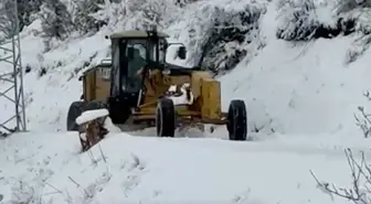 Erzincan'da 12 köy yolu, kardan kapandı
