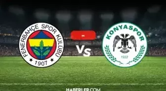 Fenerbahçe Konyaspor maçı kaç kaç? MAÇ SONUCU! Fenerbahçe Konyaspor golleri kim attı, canlı maç anlatımı!