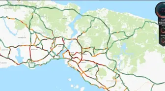İstanbul'da trafik yoğunluğu