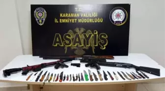 Karaman'da aranan 10 kişi tutuklandı