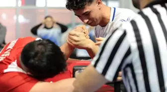 Muğla okul sporları gençler bilek güreşi il birinciliği Menteşe'de tamamlandı