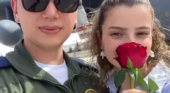 Şehit üsteğmenin eşi, düşen uçakta birlikte çekildikleri fotoğrafı paylaştı