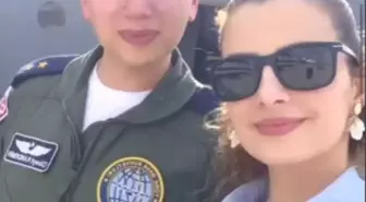 Şehit Hava Pilot Üsteğmen Cüneyt Kandemir'in eşi, düşen uçakta çekilen fotoğrafları paylaştı