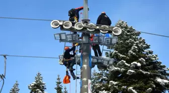Uludağ'daki tatbikat gerçeği aratmadı