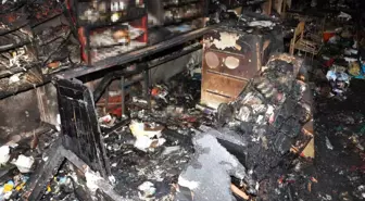 Veresiye alamadığı için bakkalı ateşe verdi