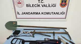 Bilecik'te define avcıları suçüstü yakalandı