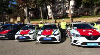 Bilecik'te emniyet ve jandarmanın araç filosu güçlendi: 67 araç hizmette alındı