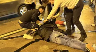 Dolmabahçe Bomonti tünelinde otomobile çarpan motosikletli ağır yaralandı