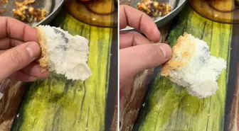 Ekmeğin içinden çıkanı görünce şok oldu