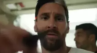 Kameraya imza atan Messi'nin zor anları