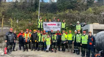 Motosiklet Sevdalıları arama ve kurtarma ekibi akredite olma yolunda