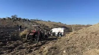 Adıyaman'da devrilen traktörün sürücüsü öldü
