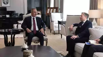 Bakan Fidan, BM İnsani İşlerden Sorumlu Genel Sekreter Yardımcısı ve Acil Yardım Koordinatörü Fletcher'i kabul etti