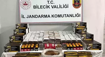 Bilecik'te kaçak makaron operasyonu