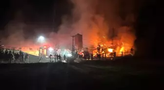 Bolu'da kümes yangını