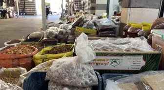 Çermik organik kuruyemiş pazarına yoğun ilgi