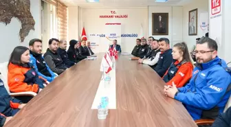 Hakkari Valisi Çelik'ten AFAD İl Müdürlüğüne ziyaret