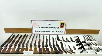 Karaman'da jandarmadan silah operasyonu: 1 gözaltı