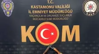 Kastamonu'da kaçak silah operasyonu: 1 tutuklama
