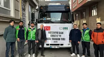 Kütahya'dan Suriye'ye yardım tırı gönderildi