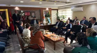 MHP Etimesgut İlçe Başkanı Muratgül'den AK Parti Etmisgut İlçe Başkanı Şankazan'a ziyaret