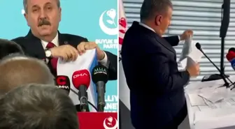 Mustafa Destici'yi kızdıran rapor! Kameralar önünde yırtıp attı, salon ayakta alkışladı