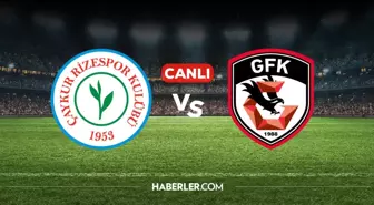 Rizespor Gaziantep FK CANLI izle! Rizespor Gaziantep FK maçı hangi kanalda, nereden izlenir?