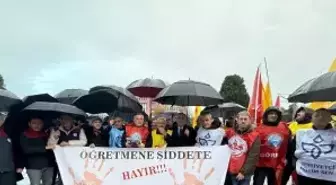 Samsun'da öğretmene şiddete sendikalardan ortak tepki