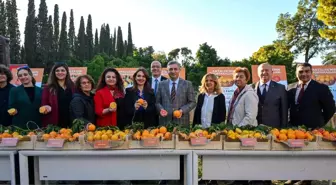 Tescillenip dünya pazarında yerini alan Antalya portakalları tanıtıldı
