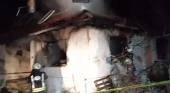 Yangında annesini kurtarmak isterken öldü