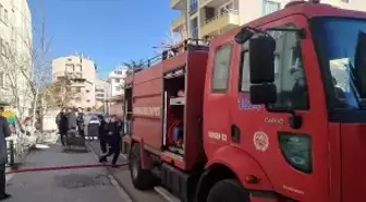 5 katlı binanın çatı katındaki yangın korkuttu